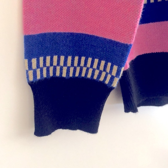 Knit Striped Rainbow Sweater - Picture 3 of 3